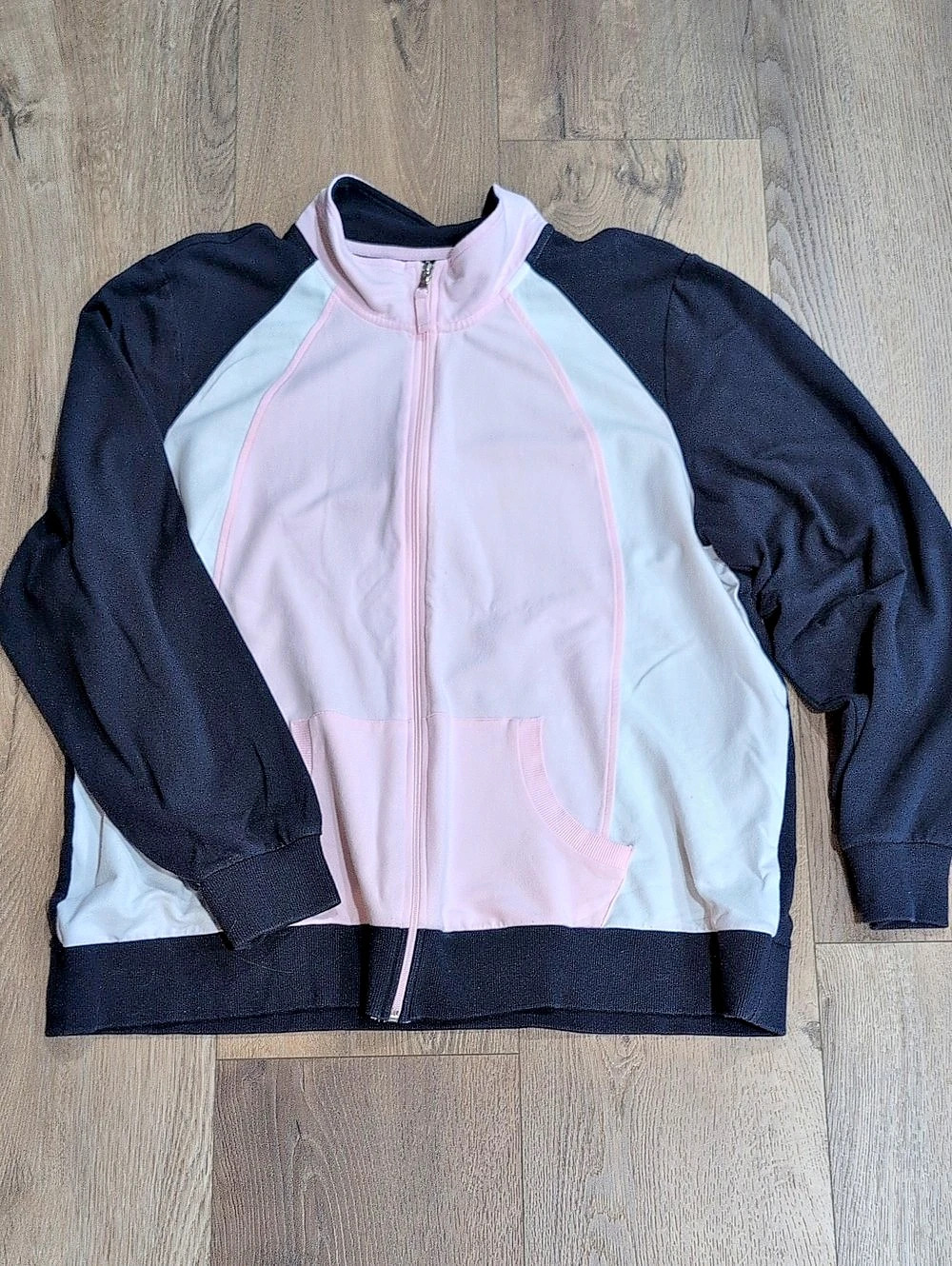 S.B. Active Zip Front Color Block Jacket Size 2X Good